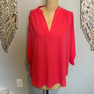 Coral light weight blouse